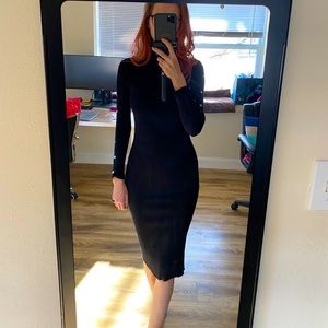 Black knit ZARA dress